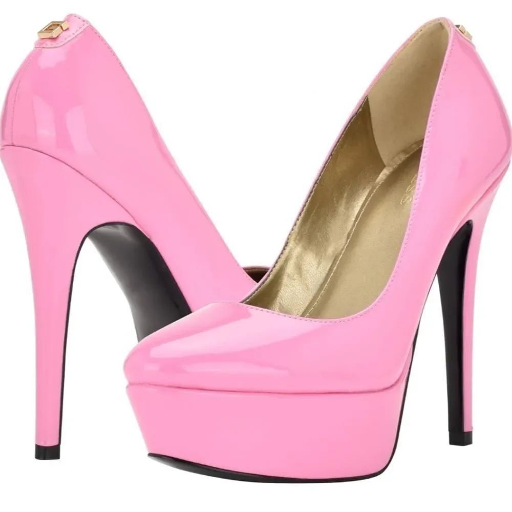 BRAND NEW GUESS PLATFORM HEELS WITH STILETTO WITH ROUNDED TOE G1